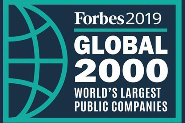 C&D Inc. Ranks No. 886 in the list of "Forbes Global 2000 in 2019
