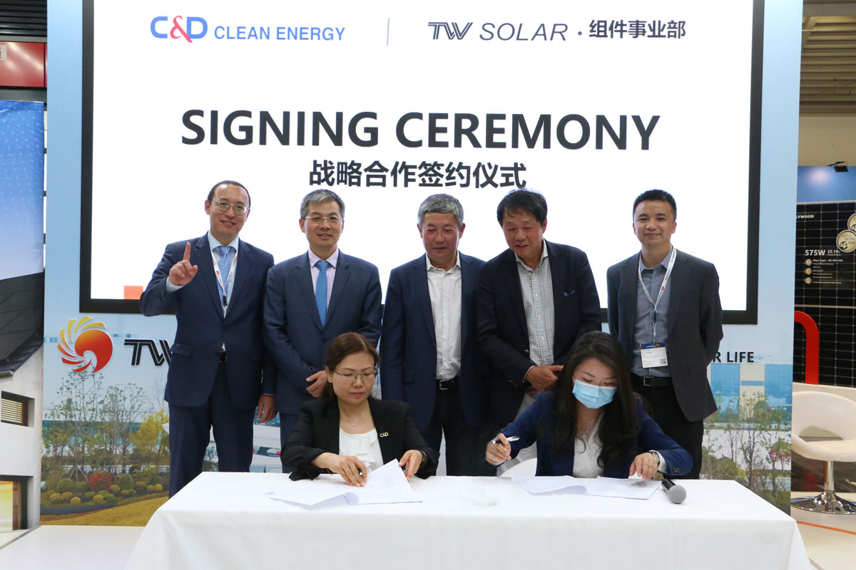 C&D Clean Energy signs cooperation agreement with Tongwei Solar